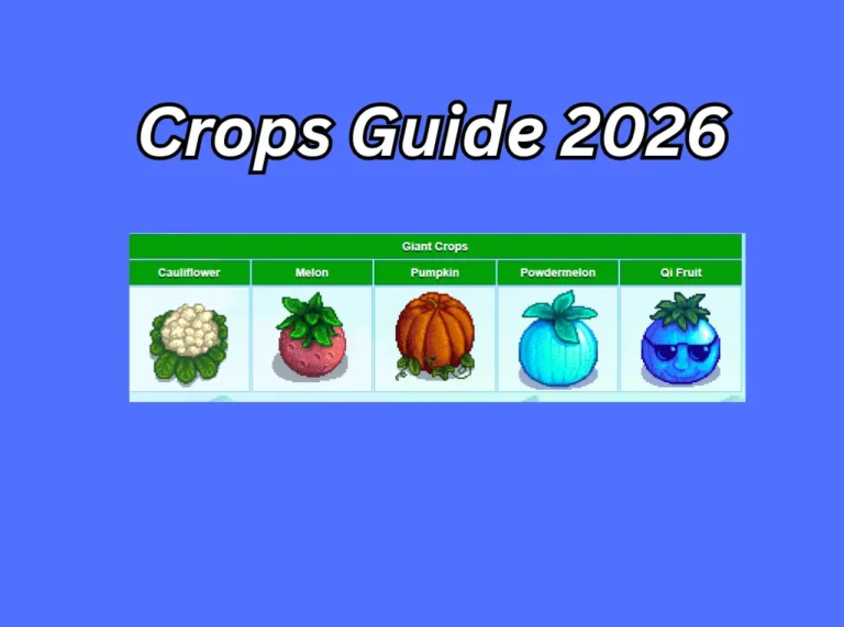 crops GUIDE 2026